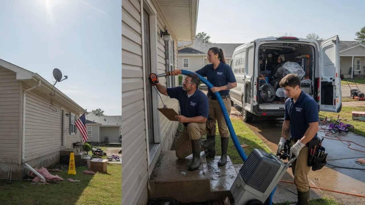 Ceiling Water Damage Restoration in Pawnee, OK near me